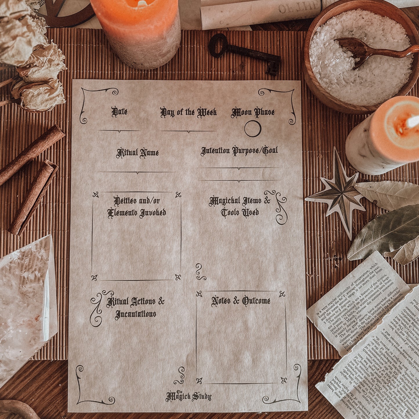 Ritual Sheets - PDF Download