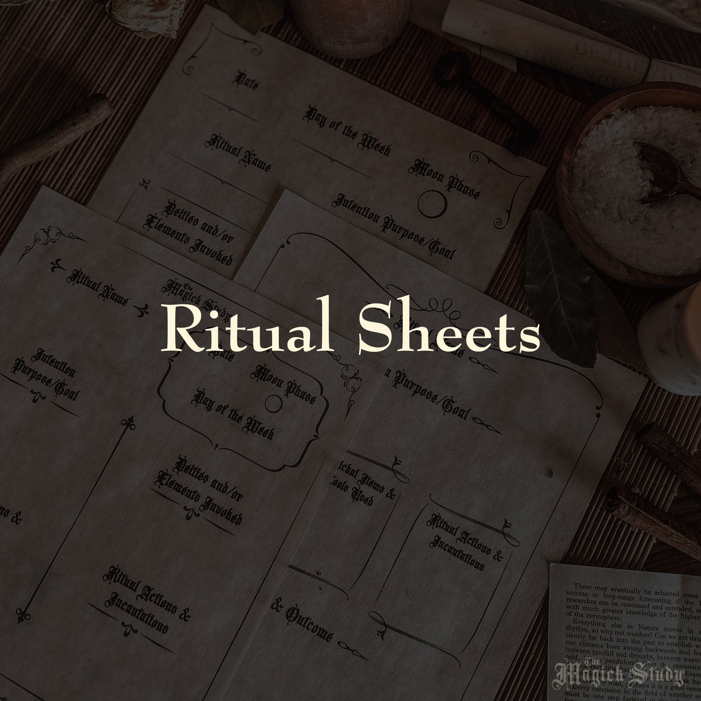 Ritual Sheets - PDF Download