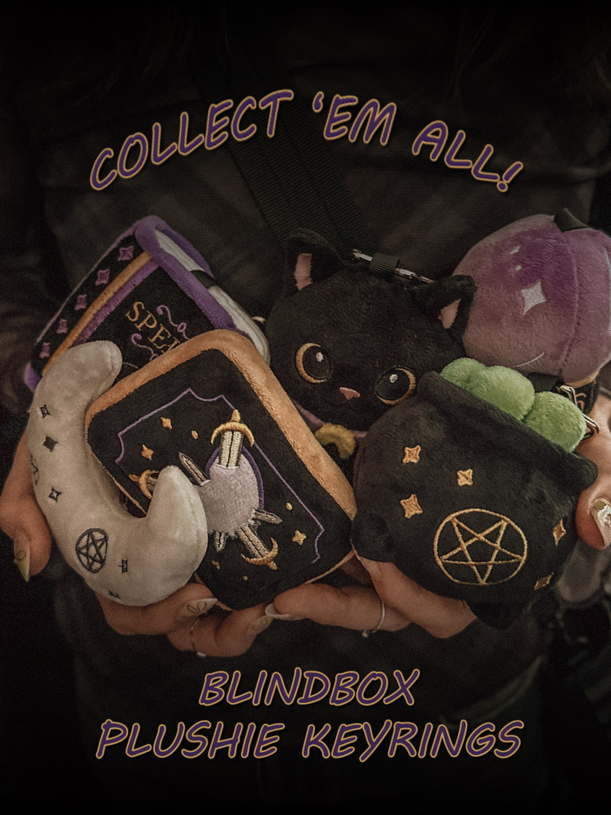 Pre-Order - Blind Box Mystery Witchy Plushie Keyrings