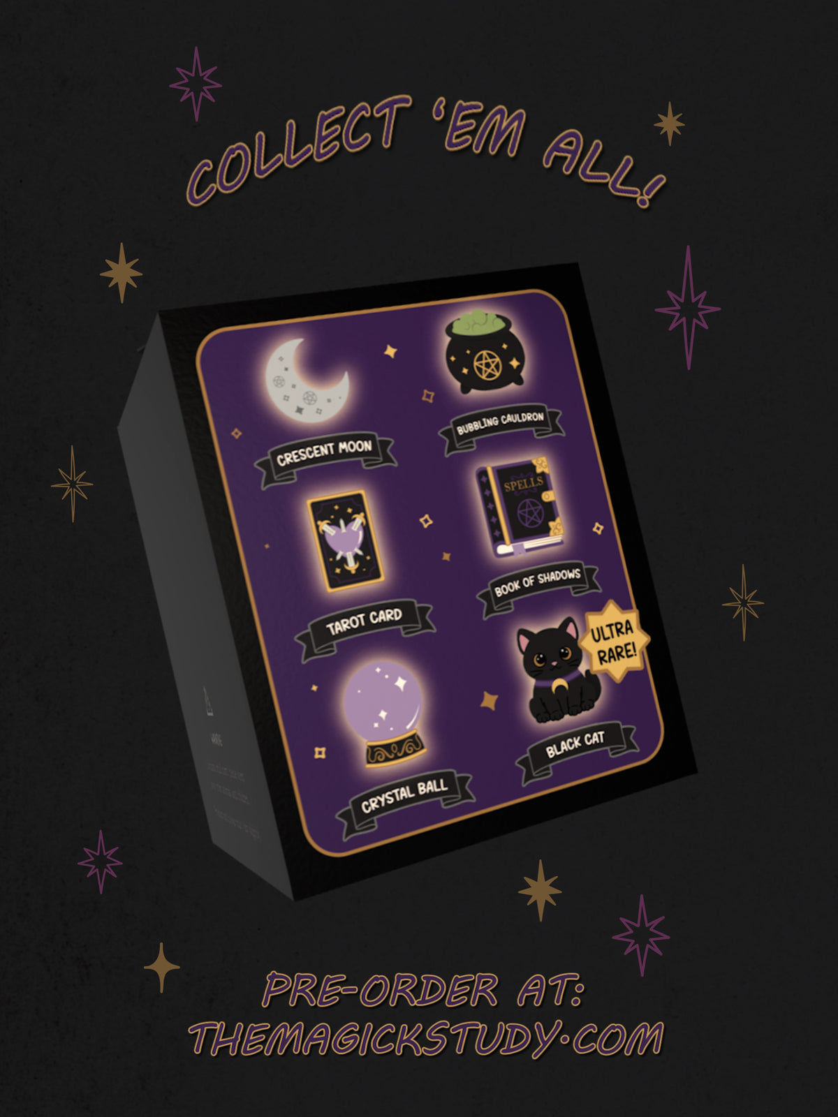 Pre-Order - Blind Box Mystery Witchy Plushie Keyrings