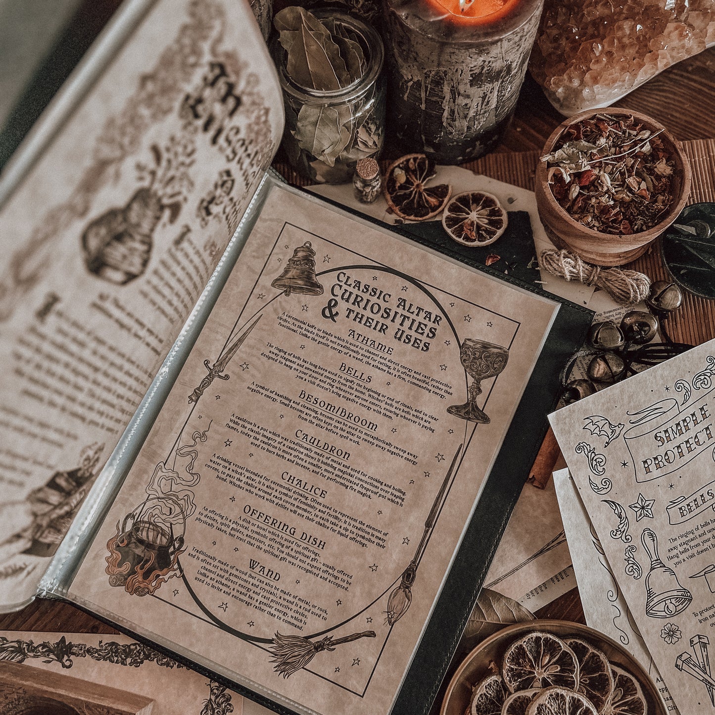 PRE ORDER - Book of Shadows Folder