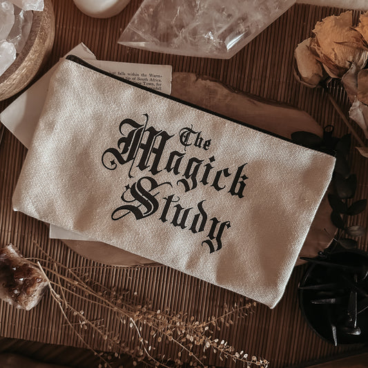 The Magick Study - Branded Organic Cotton Pencil Case