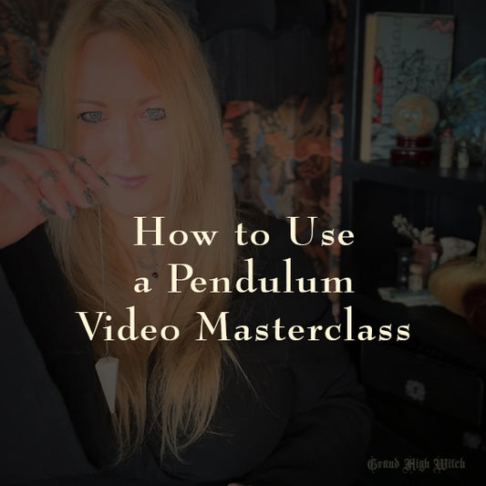 How to Use a Pendulum - Video MasterClass