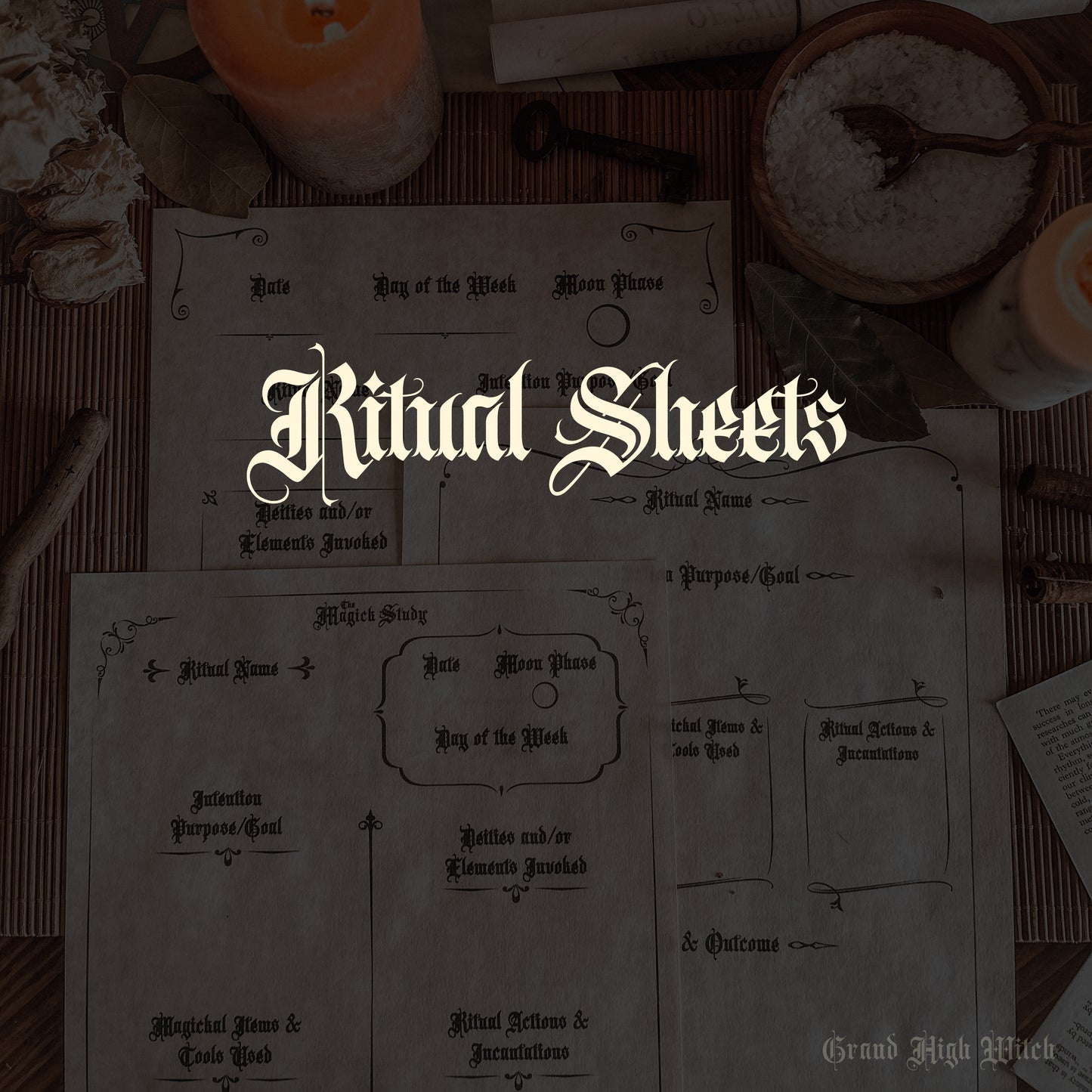 Ritual Sheets - PDF Download