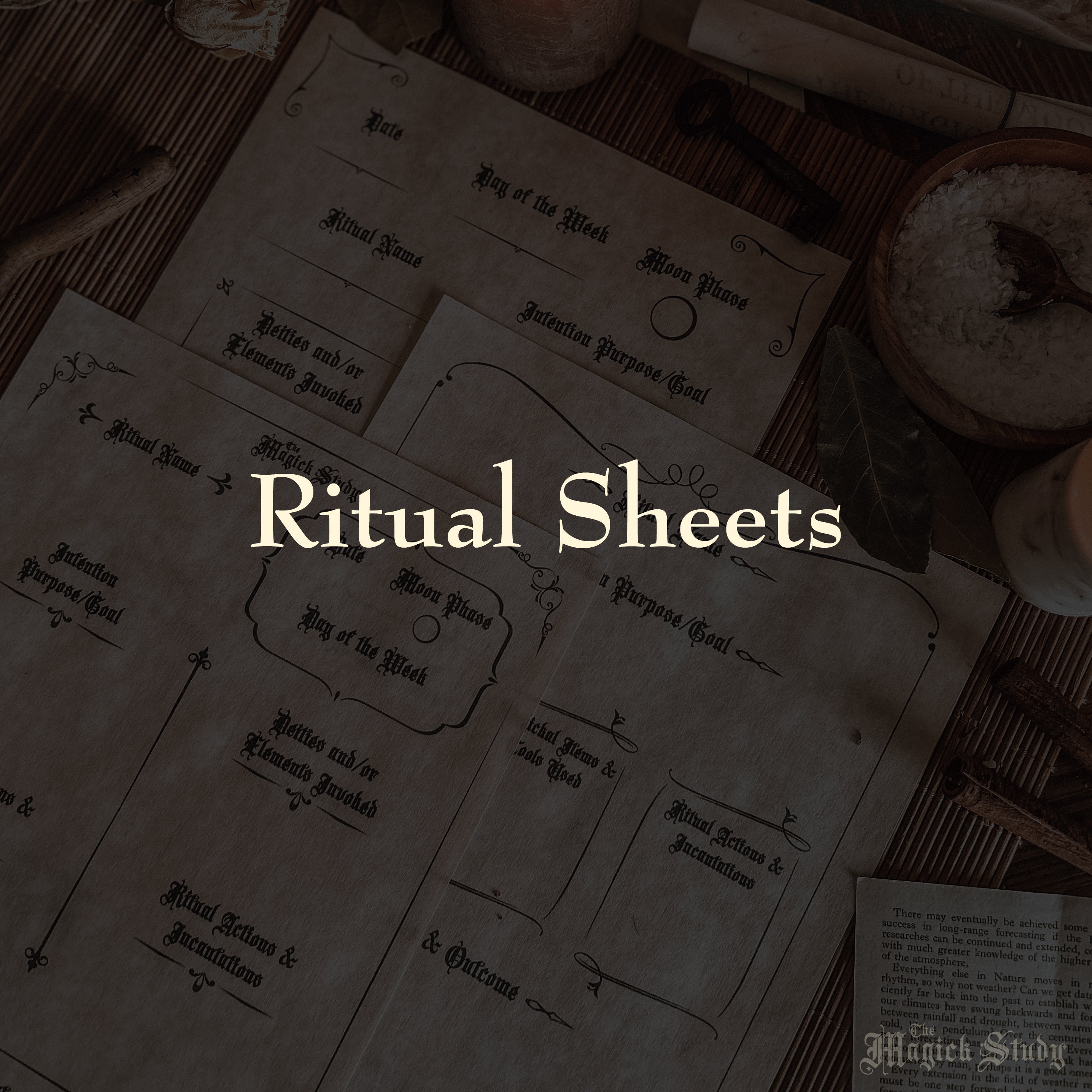 Spiritual Rising Ritual Pdf Ritual Sheets - PDF Download – The Magick Study