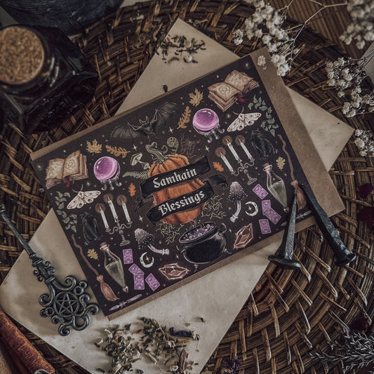 Samhain - Blank Greeting/Note Card
